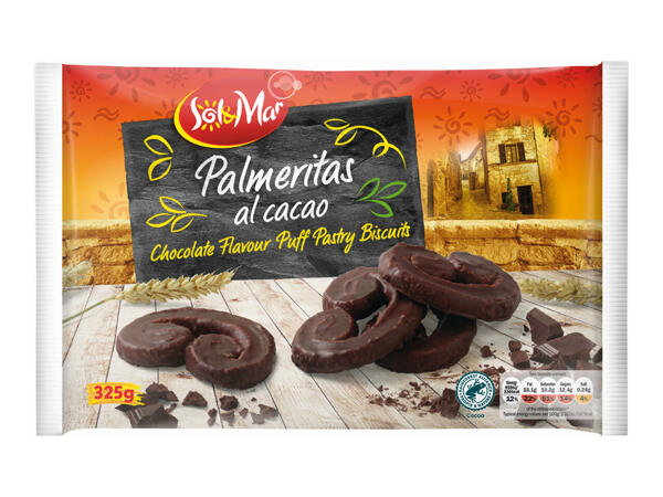 Sol & Mar Palmiers with Chocolate