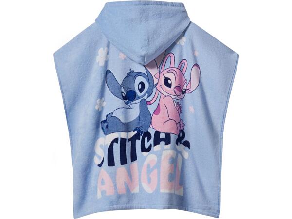 Kids' Towelling Poncho "Minnie Mouse, Mickey Mouse, Peanuts, Stitch"
