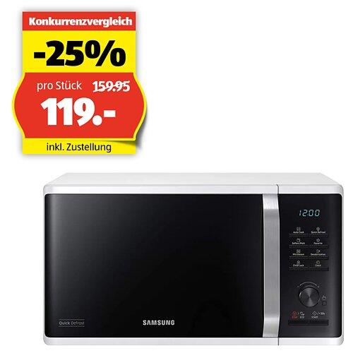 SAMSUNG Mikrowelle Solo MW3500, MS23K3515AW/SW, Weiss