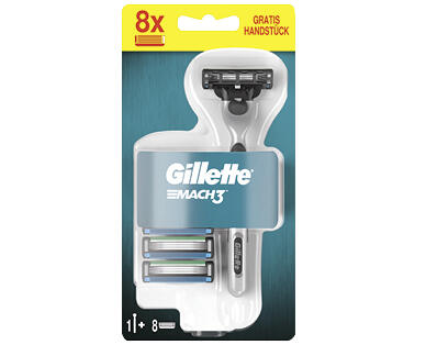 GILLETTE(R) MACH3- RASIERER + 8 ERSATZKLINGEN