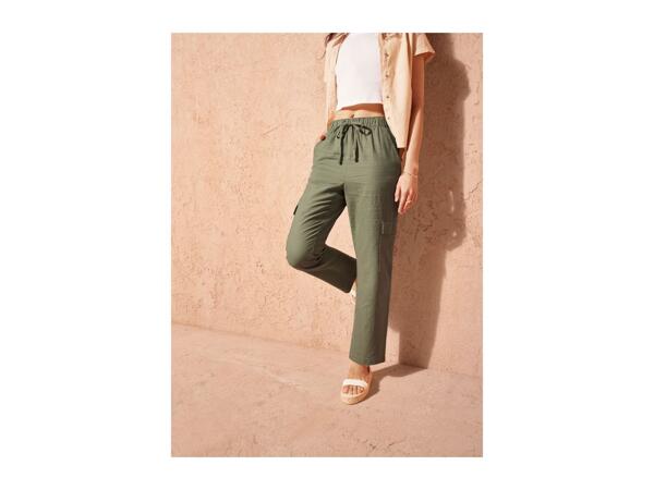 Esmara Ladies' Linen Blend Trousers