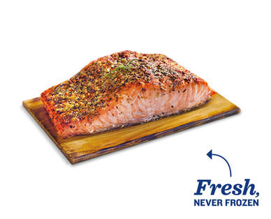 Fresh Honey Maple Atlantic Salmon on a Cedar Plank