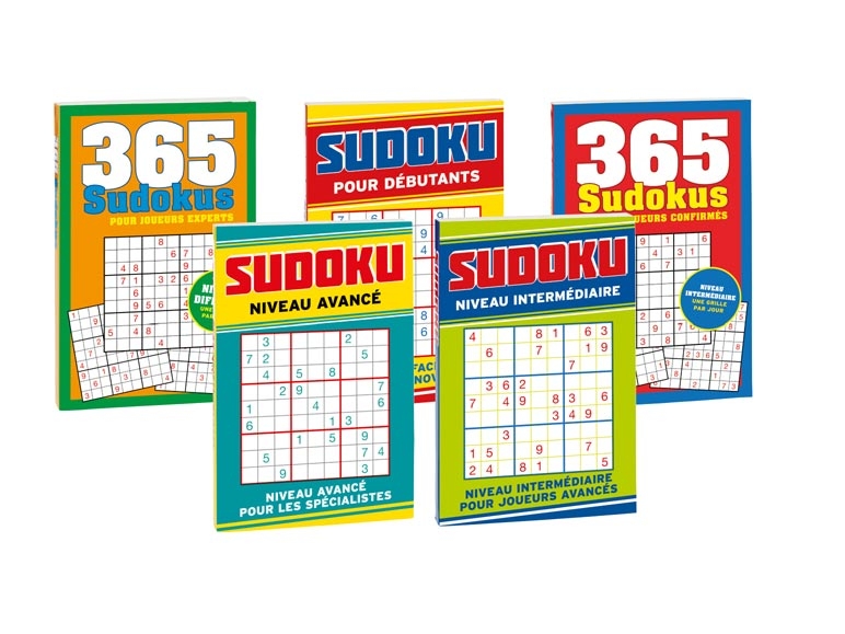 Livre Sudoku ***Cet article est disponible uniquement en Suisse romande.***