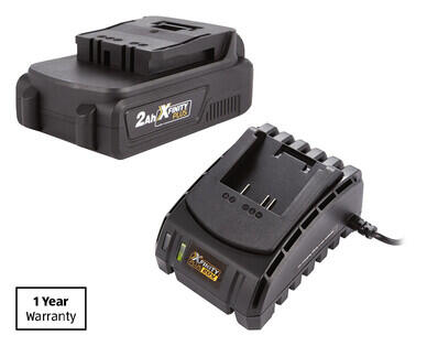 4.0Ah Battery or 2.0Ah Battery and Charger Pack or Dual 20V Fast Charger 