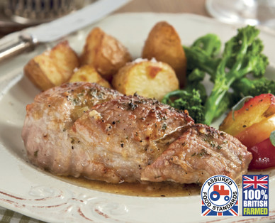 British Pork Fillet with Apple Butter and Parsley