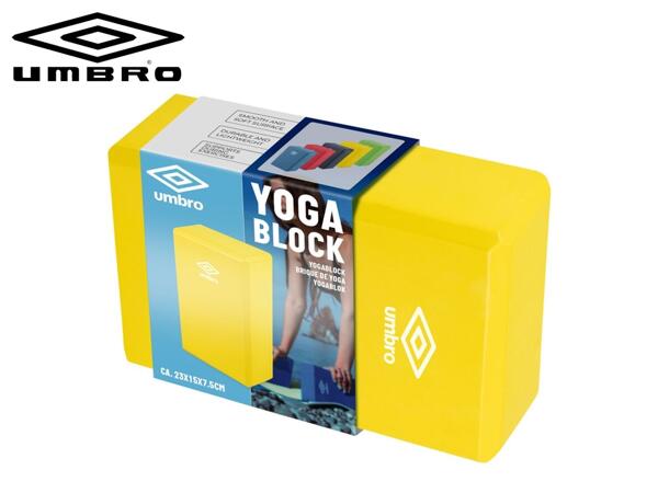 UMBRO Fitness Equipment - Yoga Block Yellow
