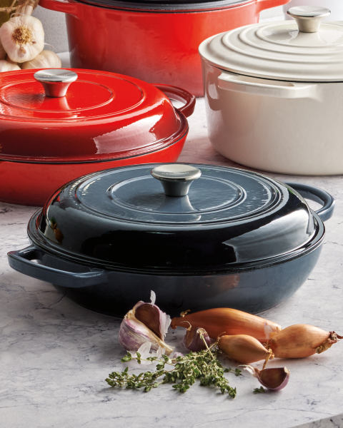 Cast Iron Shallow Casserole Dish