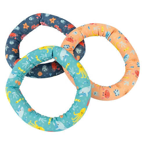 3 Piece Rings Shaped Neoprene Dive Toys