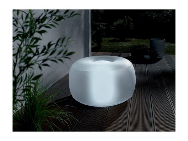 Livarno Home Inflatable LED Pouffe
