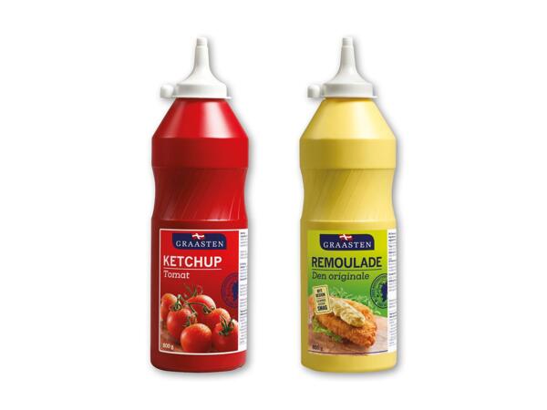 Graasten ketchup eller remoulade
