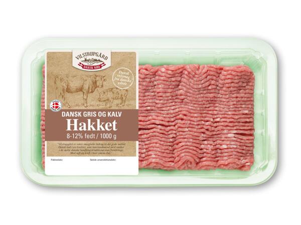 Hakket okse eller dansk gris og kalv