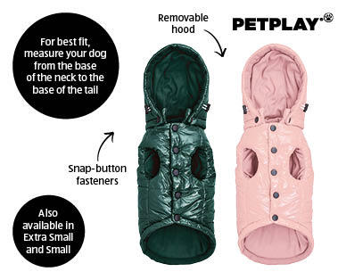 Dog Puffer Jacket – Extra Small or Small