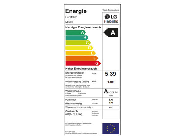 LG(R) Waschtrockner "F14WD84EN0"