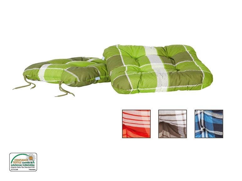 Coussins de chaise, lot de 2