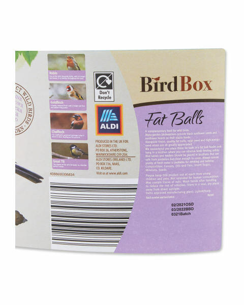 Bird Box Fat Balls 50 Pack