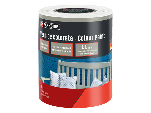 Coloured or White Paint, or Blackboard Varnish, 1L