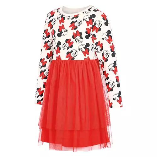 Children's Minnie Character Long Sleeve Tulle Dress, XS