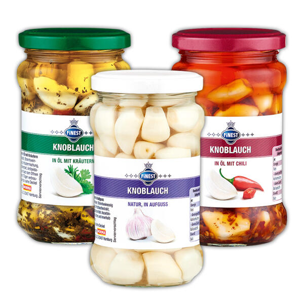 Eingelegter Knoblauch