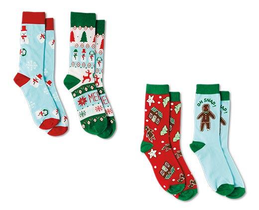 Merry Moments Men's and Ladies Holiday Socks
