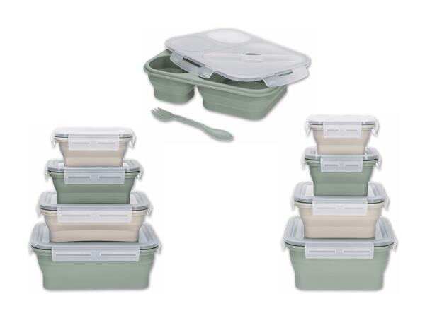 Faltbare Frischhaltedosen oder Lunchbox