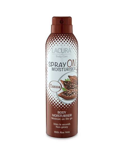 Cocoa Spray on Moisturiser