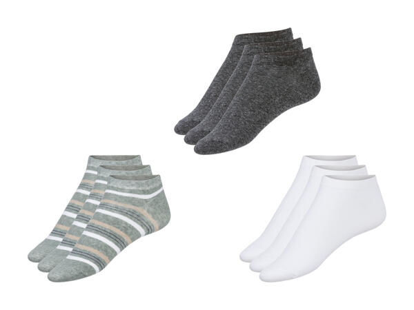 Socquettes en lin, 3 paires