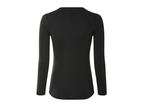 Esmara Ladies' Thermal Base Layer Top - Black
