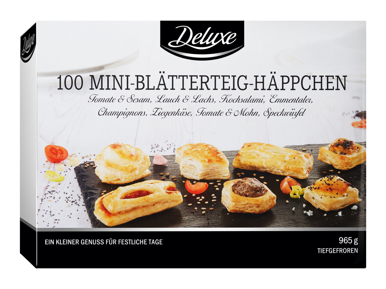 DELUXE Mini-Blätterteig-Häppchen