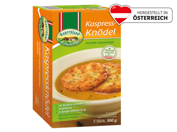 Bauernland Kaspressknödel