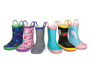 L&D Boys' or Girls' Rain Boot Assortment
