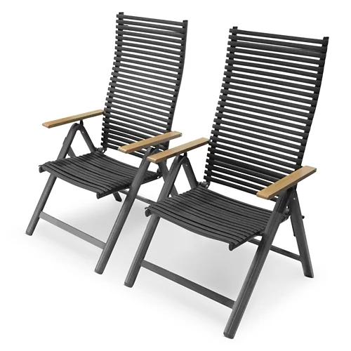 LECO Klapp-Funktionssessel 2er-Set
