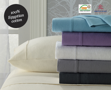 FLANNELETTE FITTED SHEET SET – QUEEN SIZE