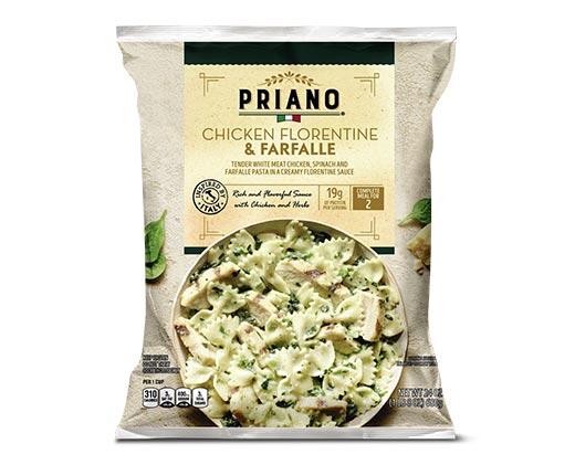 Priano 
 Shrimp Scampi or Chicken Florentine