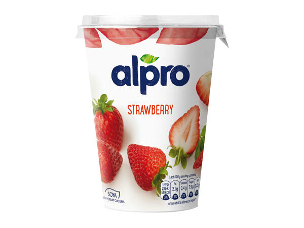 Alpro Big Pot Yogurt alternative Strawberry