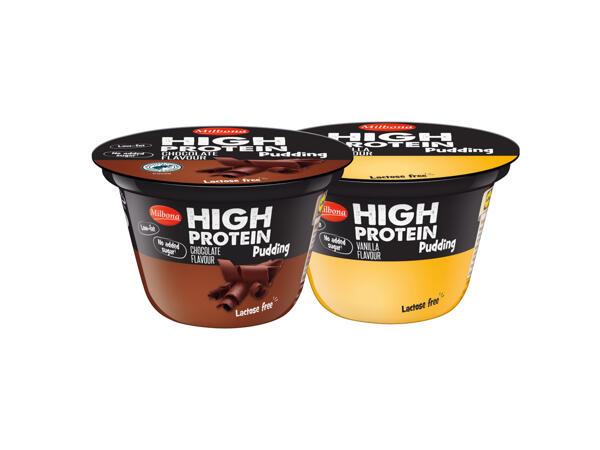 Laktosfri proteinpudding