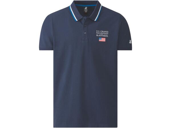 Ladies' or Men's Polo Shirt Slim Fit "U.S. GRAND POLO"