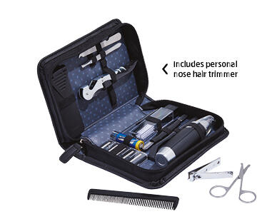 Men's Manicure and Grooming Kit 13pc