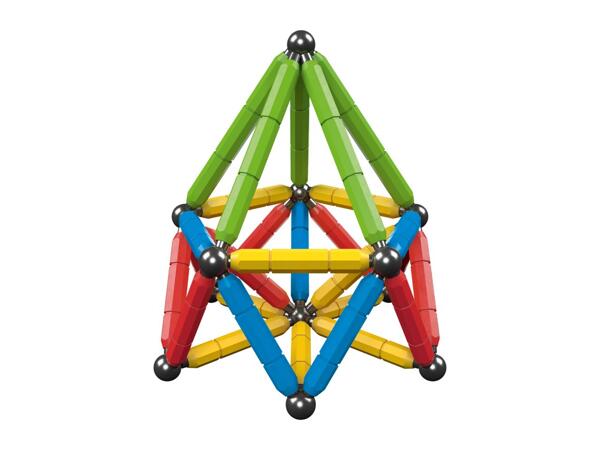 Lupilu Multicoloured Magnetic Building Set - 60 Pieces