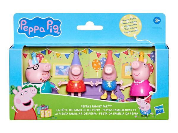 Hasbro Peppa's Family Party Playset - 4 Figures