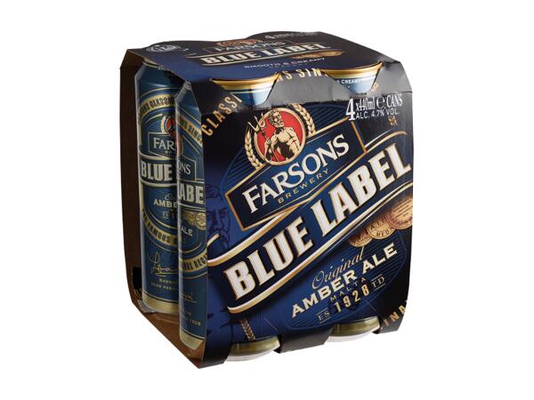 Blue Label Amber Ale Beer