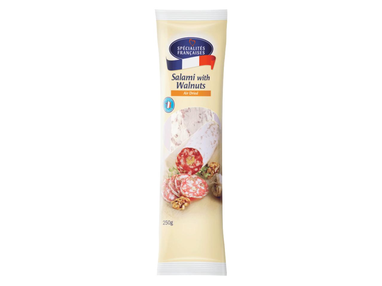 SPÉCIALITÉS FRANÇAISES Air Dried Salami with Walnuts