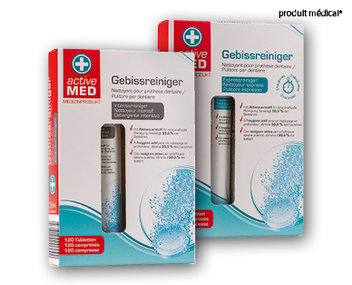 Nettoyants pour prothèses dentaires ACTIVE MED