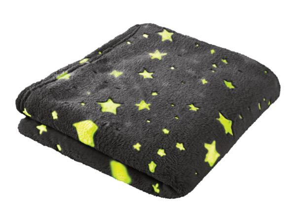 Livarno Home Beige Glow In The Dark Blanket