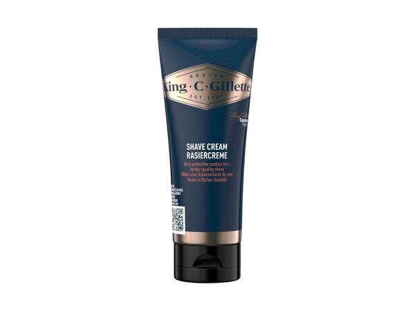 Crème à raser Gillette King C.