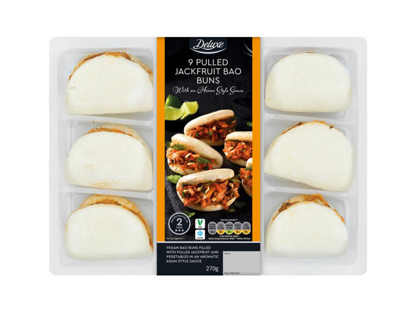 Deluxe 9 Pulled Jackfruit Bao Buns