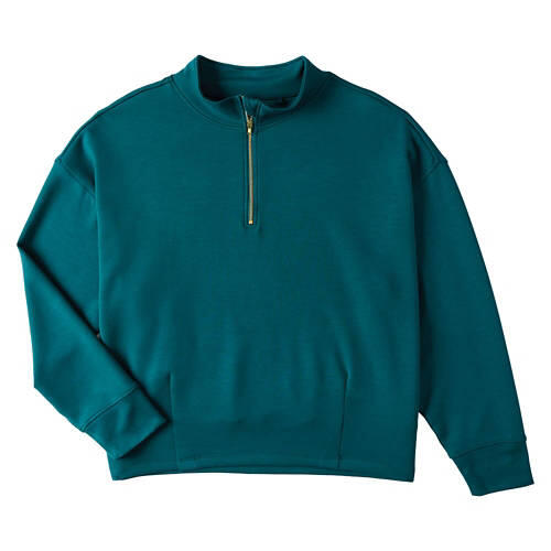 Ladies Premium Active Pullover - Teal, L