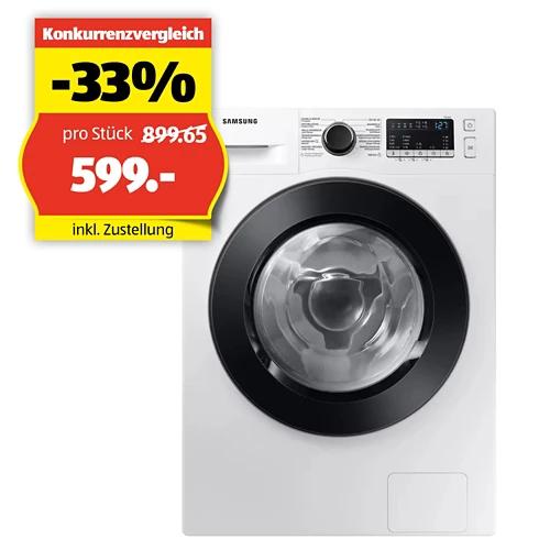 SAMSUNG Waschtrockner WD4000, 8 kg / 5 kg, WD80T4049CE/WS, Schwarz