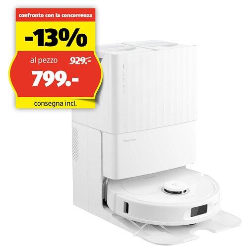 ROBOROCK Robot aspirapolvere Qrevo MaxV, bianco