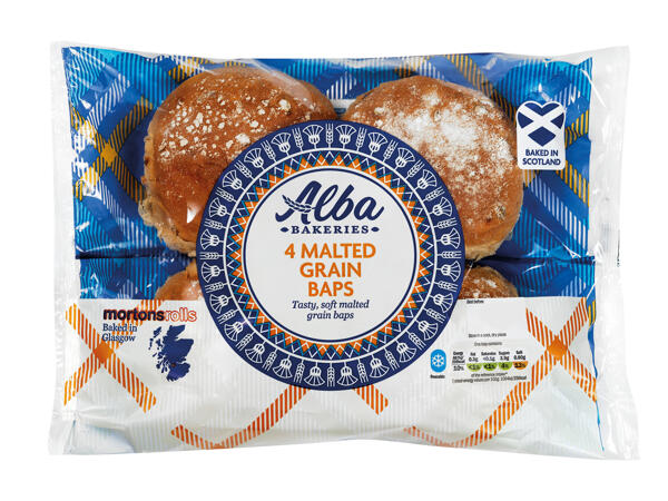 Alba Bakeries 4 Malted Grain Babs