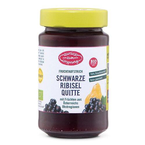 ZURÜCK ZUM URSPRUNG Fruchtaufstrich, Quitte-schwarze Ribisel